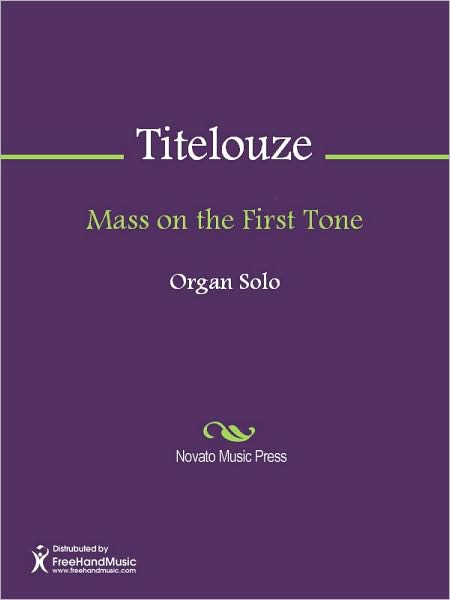 Mass on the First Tone