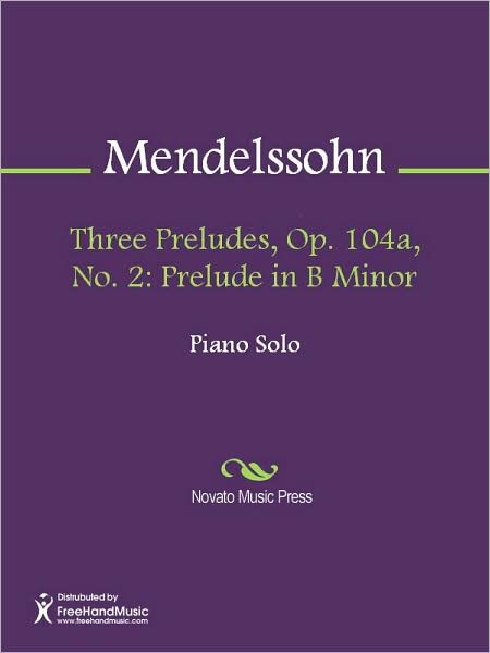 Three Preludes, Op. 104a, No. 2: Prelude in B Minor