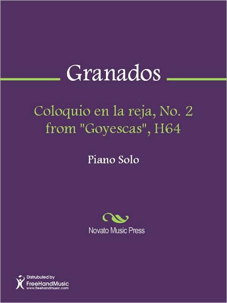 Coloquio en la reja, No. 2 from "Goyescas", H64