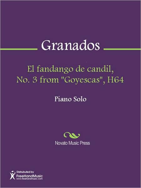El fandango de candil, No. 3 from "Goyescas", H64