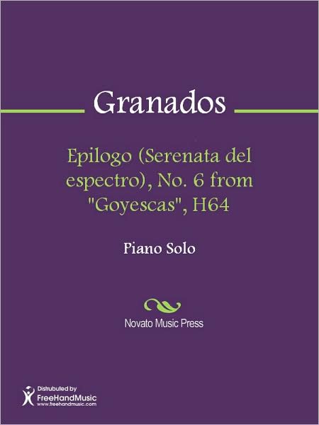 Epilogo (Serenata del espectro), No. 6 from "Goyescas", H64