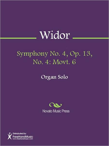 Symphony No. 4, Op. 13, No. 4: Movt. 6