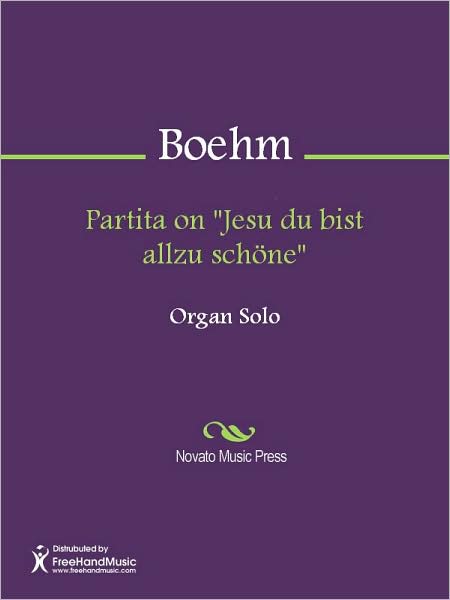 Partita on "Jesu du bist allzu schone"
