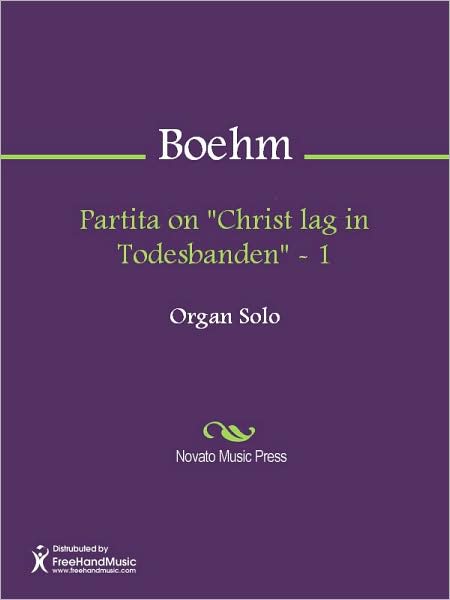 Partita on "Christ lag in Todesbanden" - 1