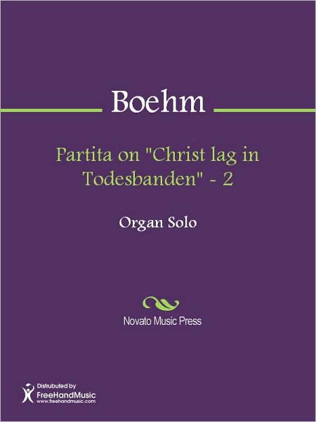Partita on "Christ lag in Todesbanden" - 2