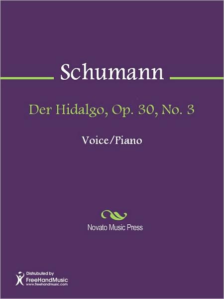 Der Hidalgo, Op. 30, No. 3