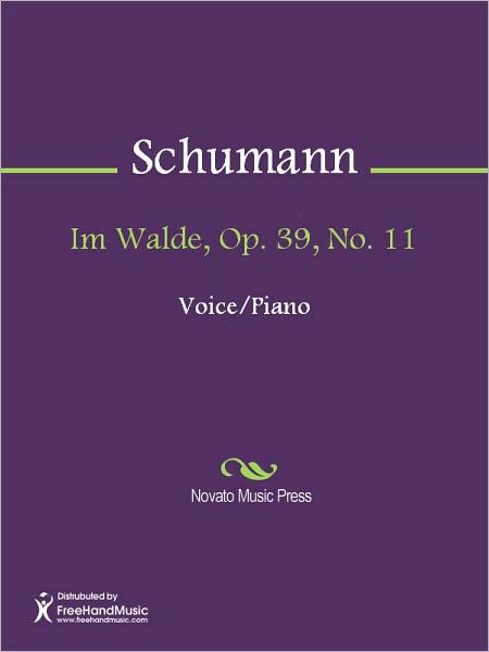 Im Walde, Op. 39, No. 11