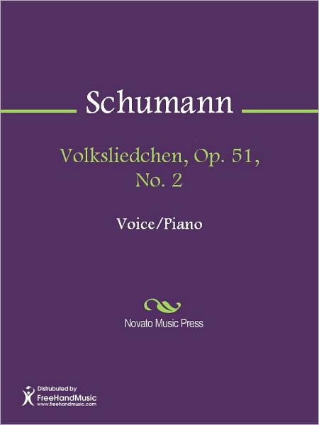 Volksliedchen, Op. 51, No. 2
