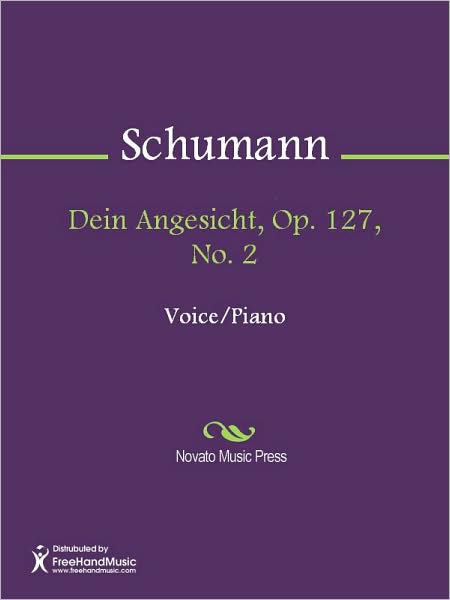 Dein Angesicht, Op. 127, No. 2