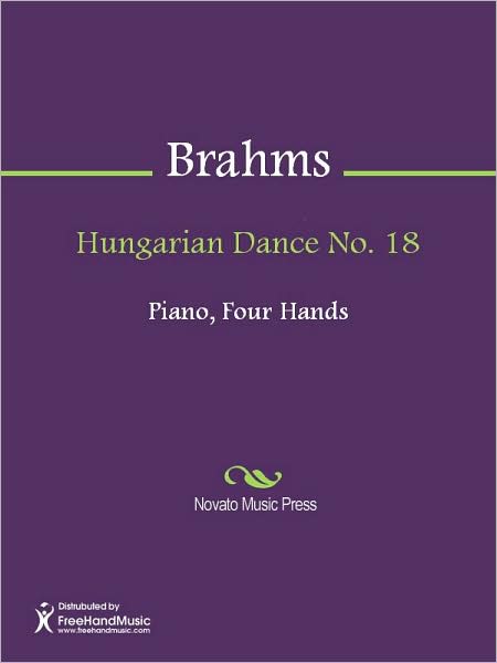 Hungarian Dance No. 18