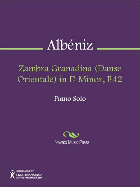 Zambra Granadina (Danse Orientale) in D Minor, B42