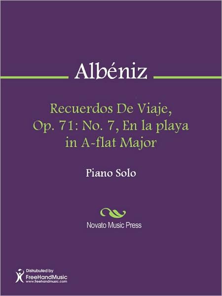 Recuerdos De Viaje, Op. 71: No. 7, En la playa in A-flat Major