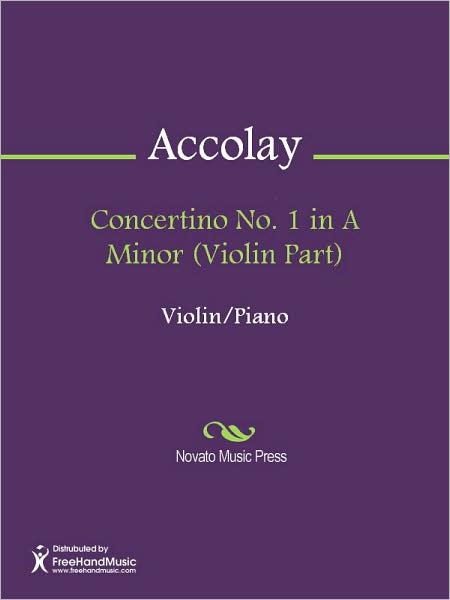 Concertino No. 1 in A Minor (Violin Part)