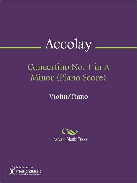 Concertino No. 1 in A Minor (Piano Score)