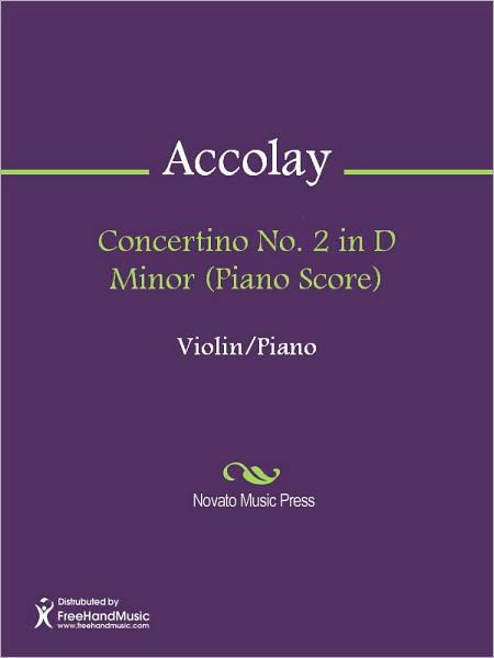 Concertino No. 2 in D Minor (Piano Score)