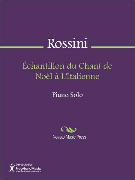 Echantillon du Chant de Noel a L'Italienne