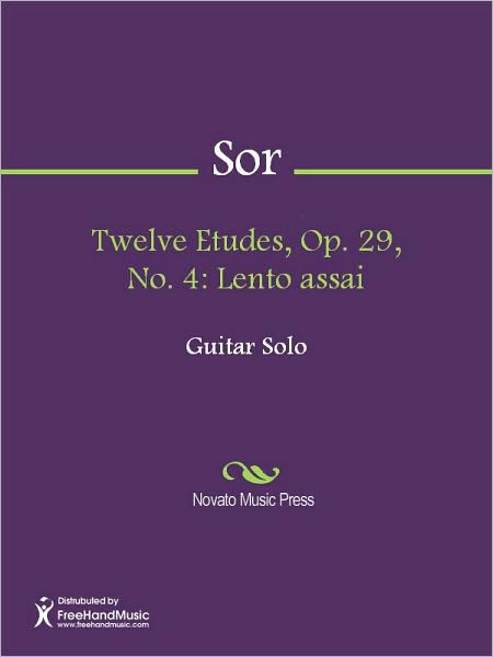 Twelve Etudes, Op. 29, No. 4: Lento assai