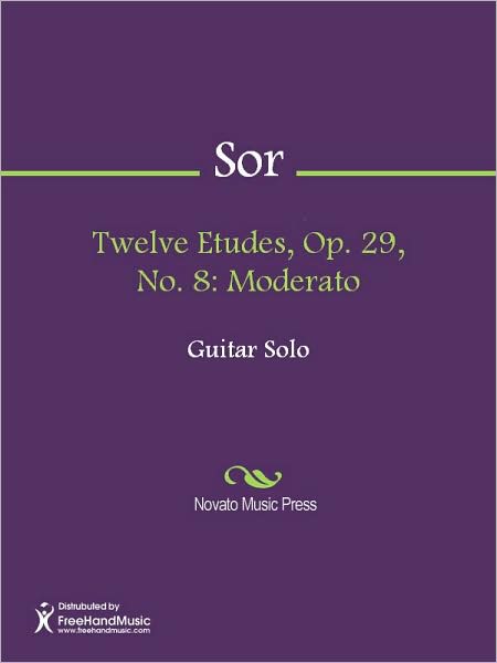 Twelve Etudes, Op. 29, No. 8: Moderato