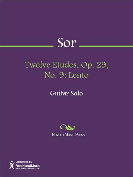 Twelve Etudes, Op. 29, No. 9: Lento
