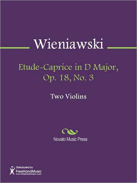 Etude-Caprice in D Major, Op. 18, No. 3