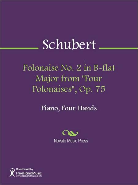 Polonaise No. 2 in B-flat Major from "Four Polonaises", Op. 75