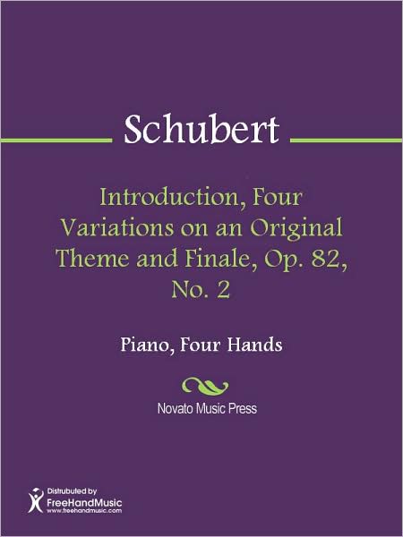 Introduction, Four Variations on an Original Theme and Finale, Op. 82, No. 2