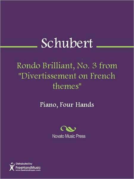 Rondo Brilliant, No. 3 from "Divertissement on French themes"
