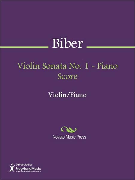 Violin Sonata No. 1 - Piano Score