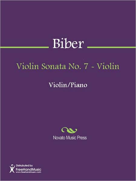 Violin Sonata No. 7 - Violin