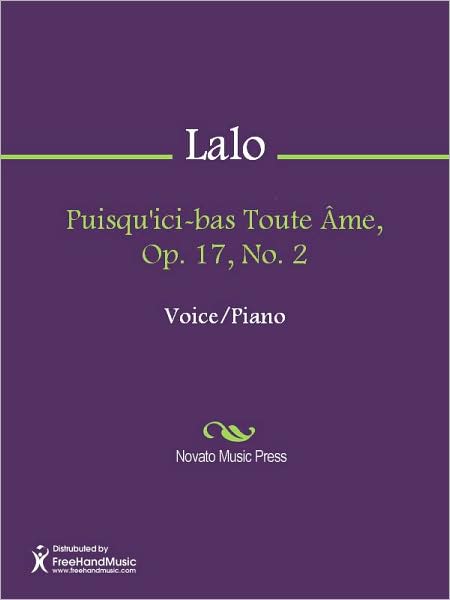 Puisqu'ici-bas Toute Ame, Op. 17, No. 2