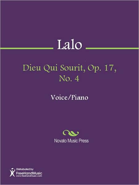 Dieu Qui Sourit, Op. 17, No. 4