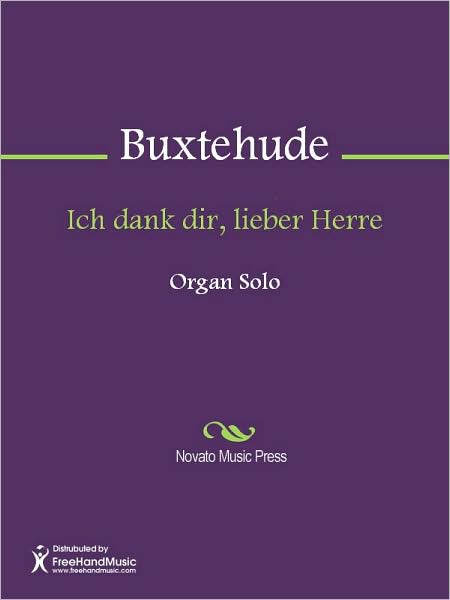 Ich dank dir, lieber Herre