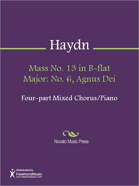 Mass No. 13 in B-flat Major: No. 6, Agnus Dei