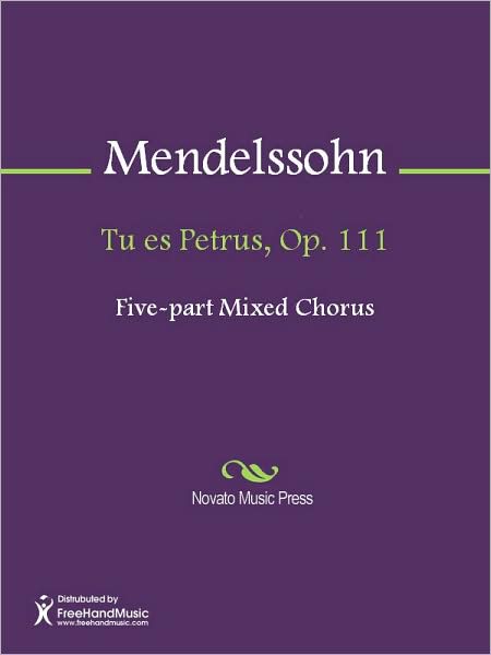 Tu es Petrus, Op. 111