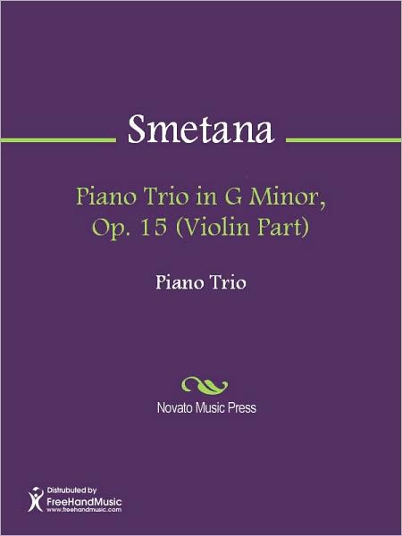 Piano Trio in G Minor, Op. 15 (Violin Part)
