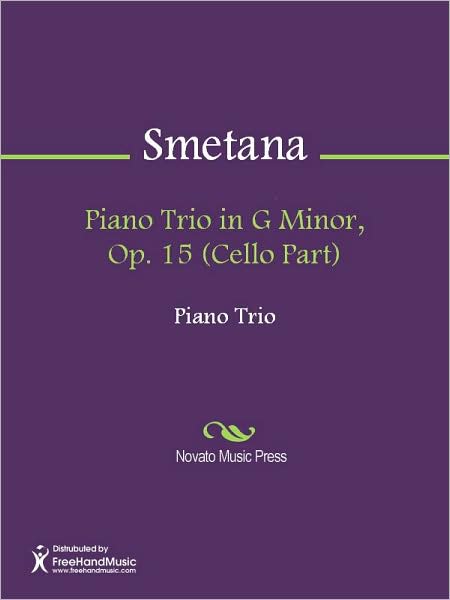Piano Trio in G Minor, Op. 15 (Cello Part)
