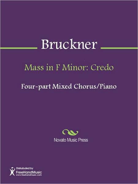 Mass in F Minor: Credo