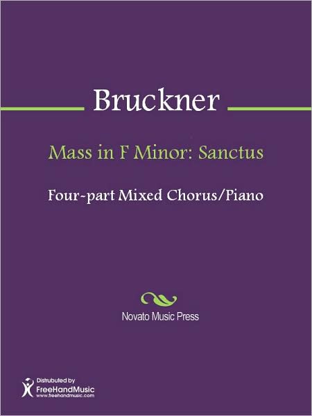 Mass in F Minor: Sanctus