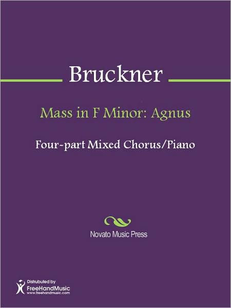 Mass in F Minor: Agnus