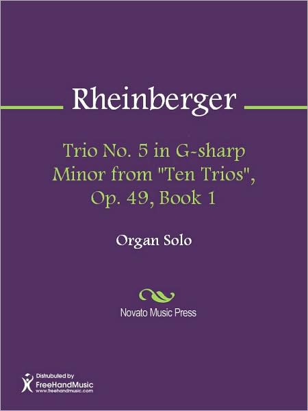 Trio No. 5 in G-sharp Minor from "Ten Trios", Op. 49, Book 1