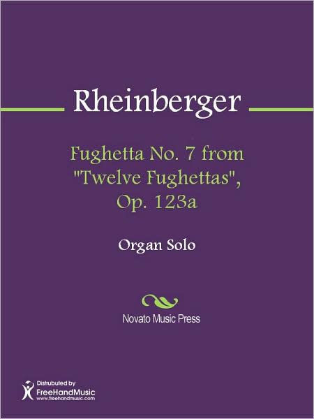 Fughetta No. 7 from "Twelve Fughettas", Op. 123a