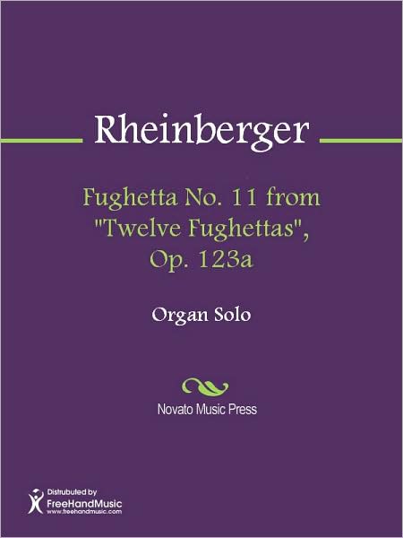 Fughetta No. 11 from "Twelve Fughettas", Op. 123a