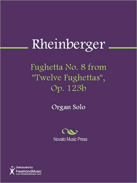Fughetta No. 8 from "Twelve Fughettas", Op. 123b