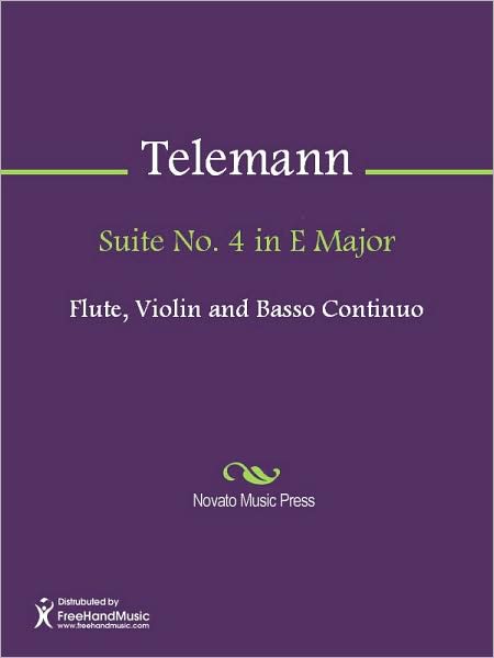Suite No. 4 in E Major