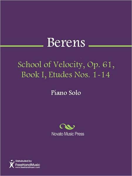 School of Velocity, Op. 61, Book I, Etudes Nos. 1-14