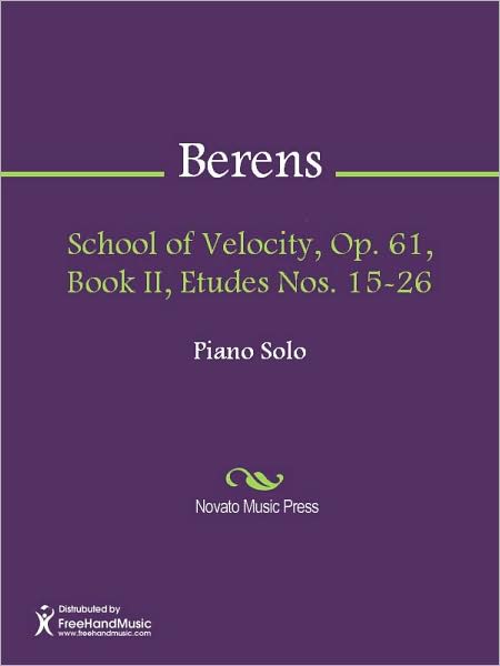 School of Velocity, Op. 61, Book II, Etudes Nos. 15-26