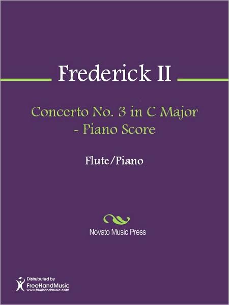 Concerto No. 3 in C Major - Piano Score