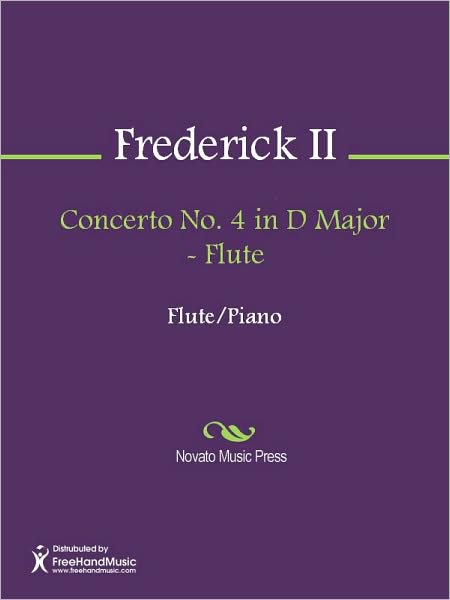 Concerto No. 4 in D Major - Flute