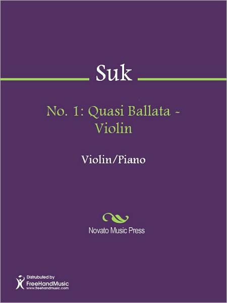 No. 1: Quasi Ballata - Violin