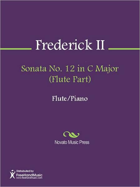 Sonata No. 12 in C Major (Flute Part)